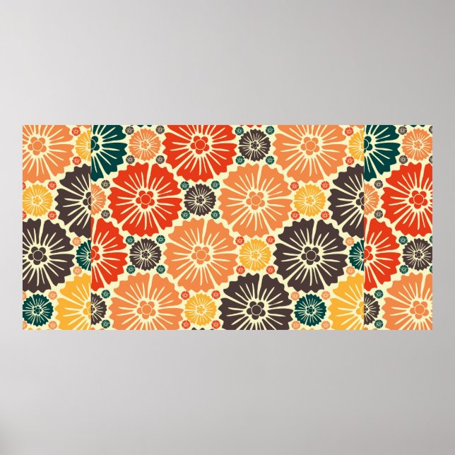 Beautiful retro art nouveau poster (Front)