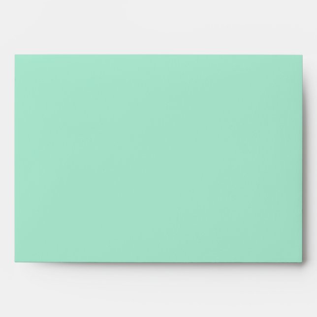 Beautiful Retro Mint Green Envelopes (Front)