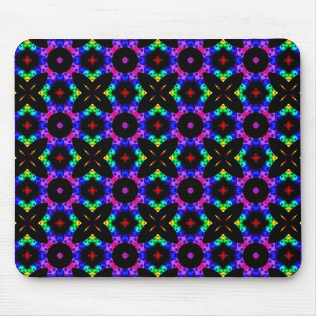 Beautiful Retro Pattern Mouse Pad (Front)