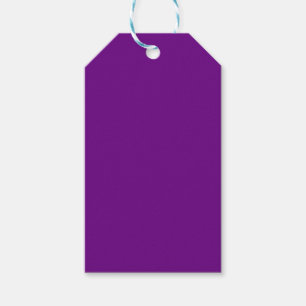Beautiful Rich Purple Gift Tag