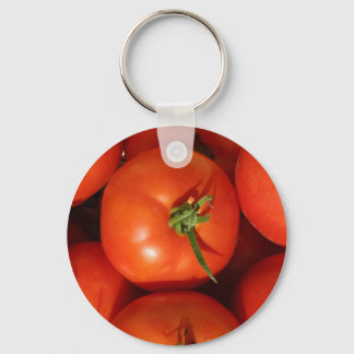 Beautiful Ripe Homegrown Tomatoes Key Ring