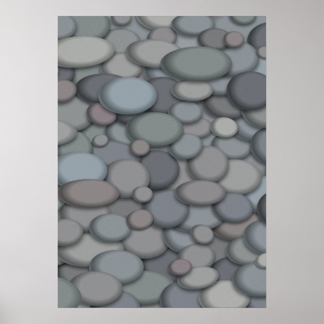 Beautiful River Rock Poster Template (Front)