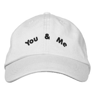 Beautiful Romance Lovers You & Me White Colour Hat