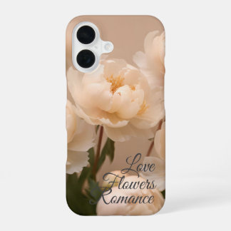 Beautiful romantic flowers photo for her iPhone 16 case