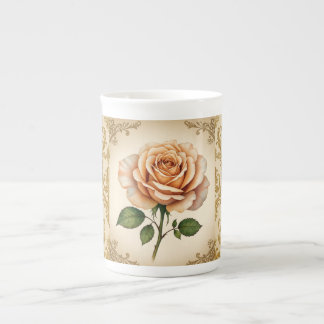 Beautiful Rose and European Pattern Teapot  Bone China Mug
