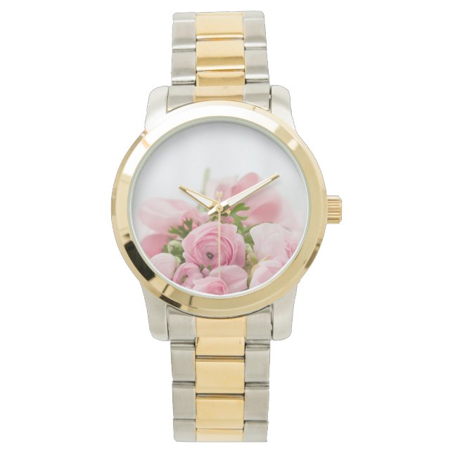 Beautiful Rose Bouquet Watch (Front)