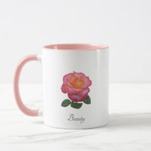 Beautiful Rose Flower Mug