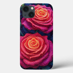 Beautiful rose flower omantic aesthetic gift iPhone 13 case
