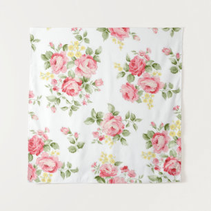 Beautiful rose flower pattern, little floral bouqu tapestry