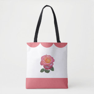 Beautiful Rose Flower Tote Bag