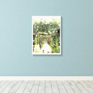 Beautiful Rose Garden Canvas Print