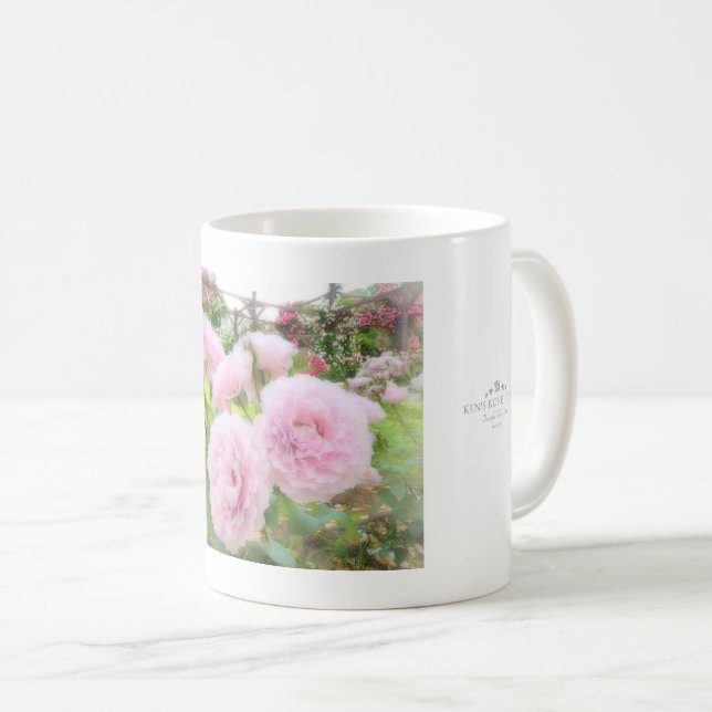 Beautiful Rose Garden Coffee Mug (Front Right)
