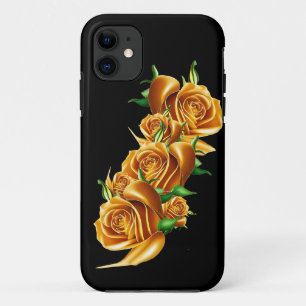 Beautiful rose gold flowers Case-Mate iPhone case