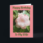 BEAUTIFUL "ROSE" HAPPY BIRTHDAY "WIFE" CARD<br><div class="desc">THANK U FOR STOPPING BY 1 OF MY 8 STORES!</div>