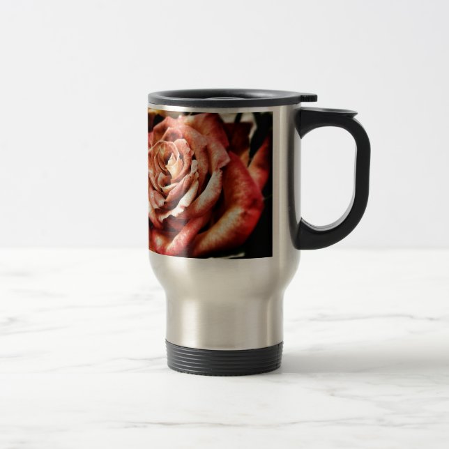 Beautiful Rose Travel Mug (Right)