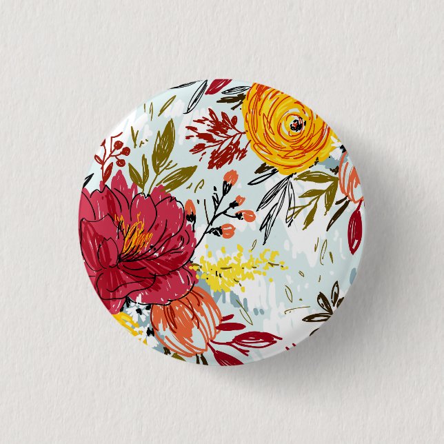 Beautiful Roses 3 Cm Round Badge (Front)