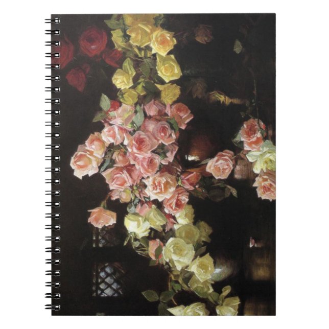 Beautiful Roses (by Joseph DeCamp) Notebook (Front)
