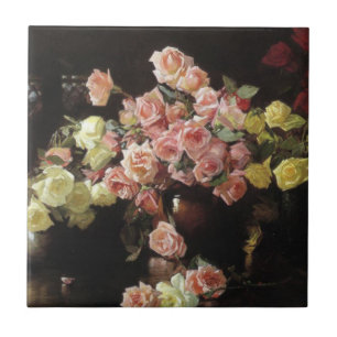 Beautiful Roses (by Joseph DeCamp) Tile