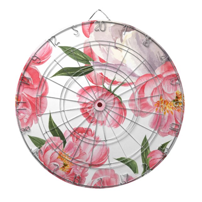 Beautiful Roses Dartboard (Front)