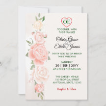 Beautiful Roses Floral Wedding