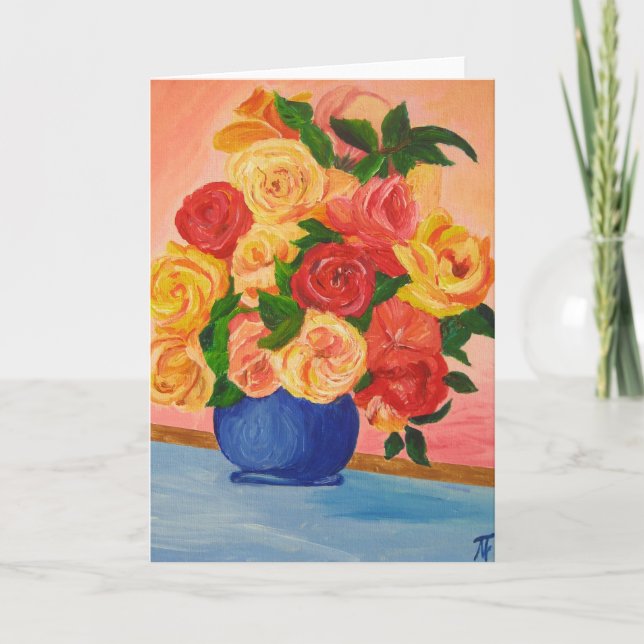 Beautiful Roses - Greeting Card (Front)