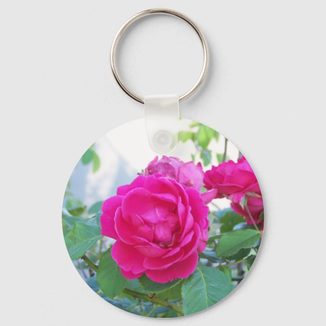 beautiful roses key ring (Front)