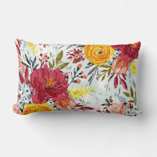 Beautiful Roses Lumbar Cushion