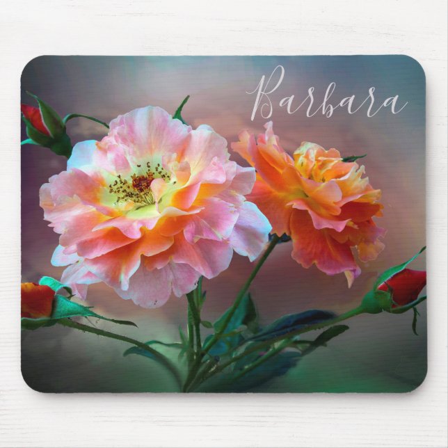 Beautiful Roses Mouse Pad (Front)