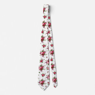 Beautiful Roses Neck Tie