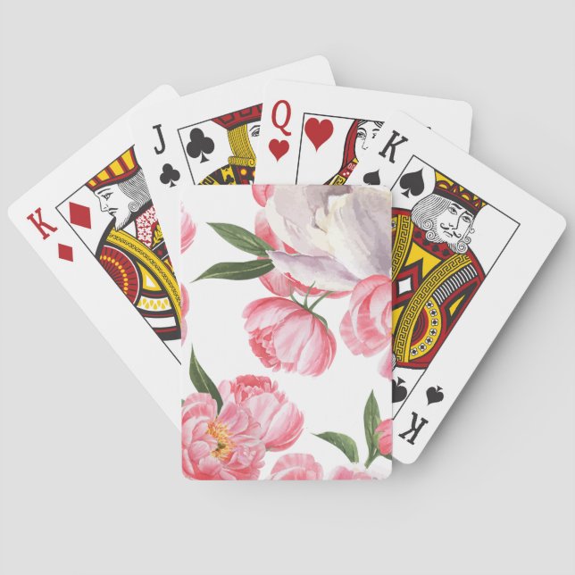 Beautiful Roses Playing Cards (Back)
