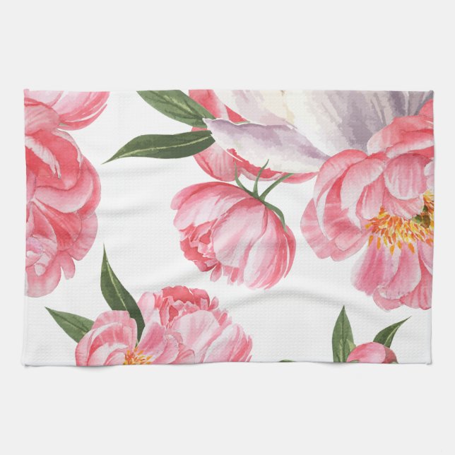 Beautiful Roses Tea Towel (Horizontal)
