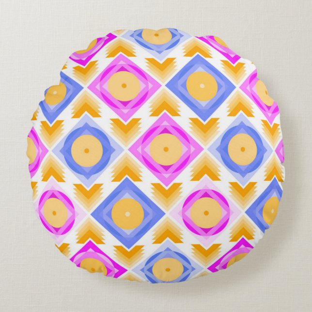 Beautiful Round Pillow design  (Front)