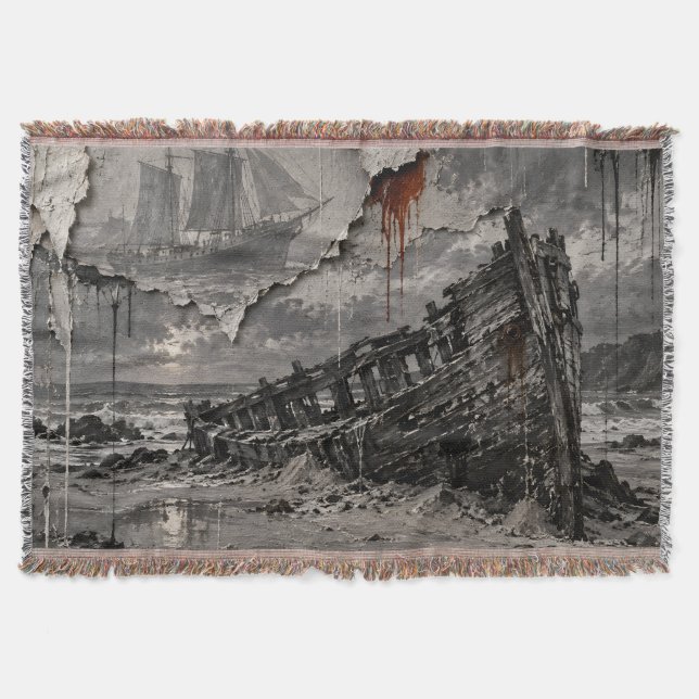Beautiful Ruin Throw Blanket (Front)