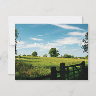 Beautiful rural landscape poster