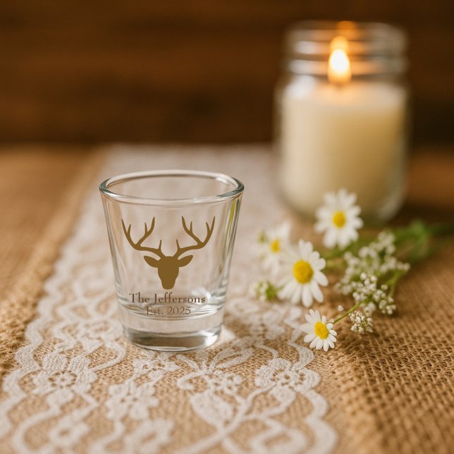 Beautiful Rustic deerhead Shot Glass (Creator Uploaded)