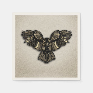 Beautiful Rustic Owl Napkin