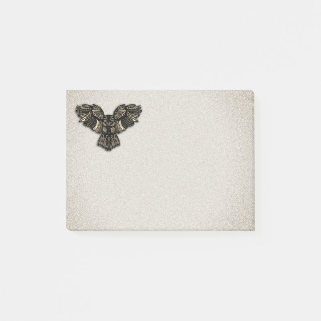 Beautiful Rustic Owl Post-it Notes (Front)