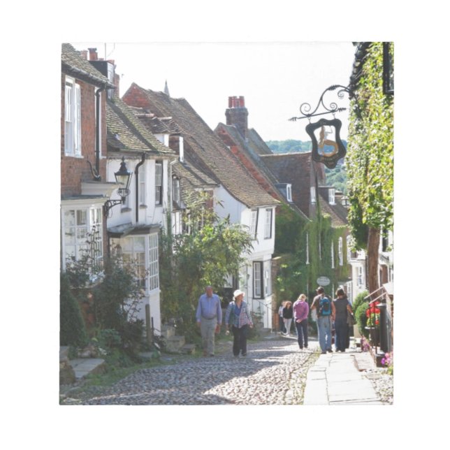 Beautiful Rye in England Notepad (Front)