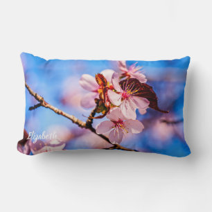 Beautiful Sakura Blossoms Lumbar Cushion