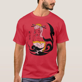 Beautiful Sakura Princess Japanese Style T-Shirt
