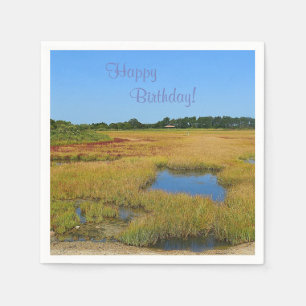 Beautiful Salt Water Marsh Napkin