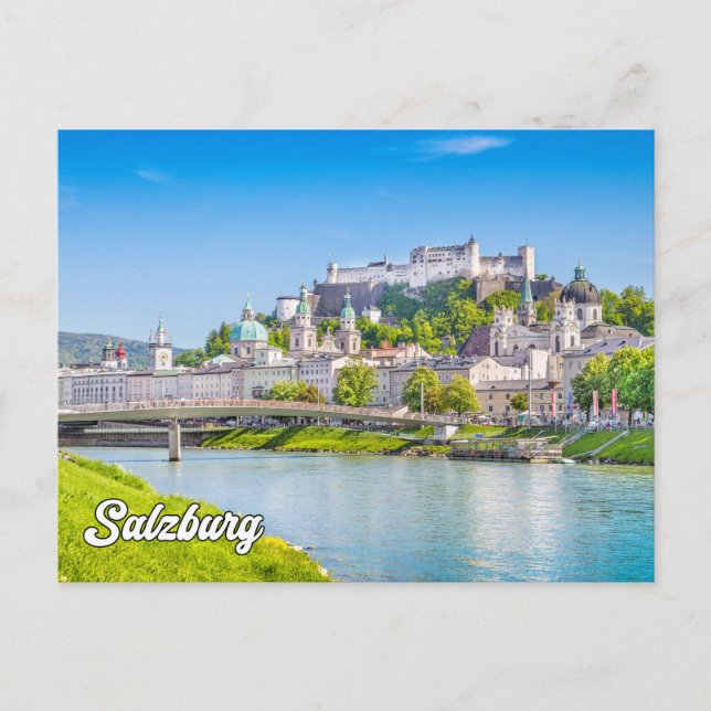 Beautiful Salzburg, Austria Postcard (Front)