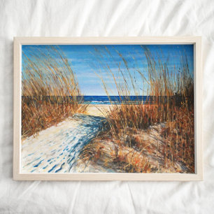 Beautiful Sand Dunes Beach Fine Art Poster