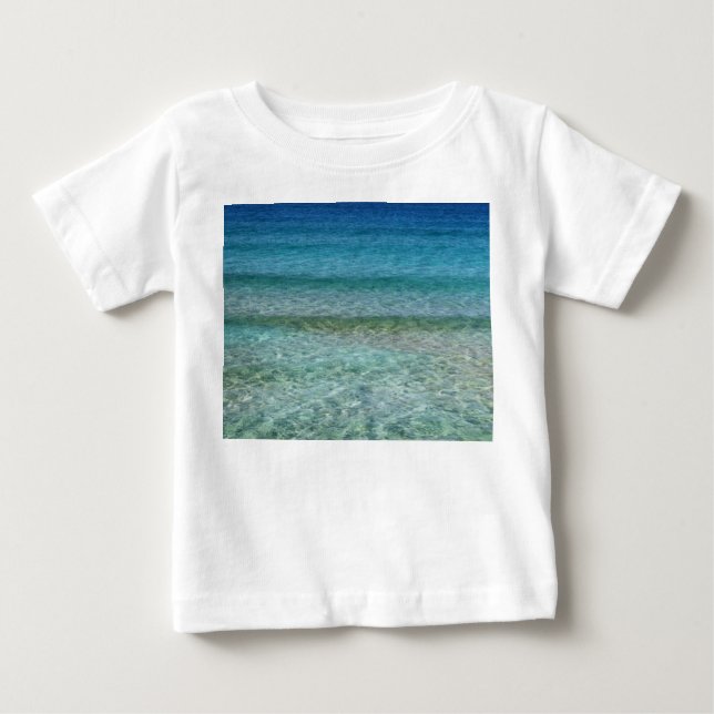 Beautiful Sandy Beach Baby T-Shirt (Front)