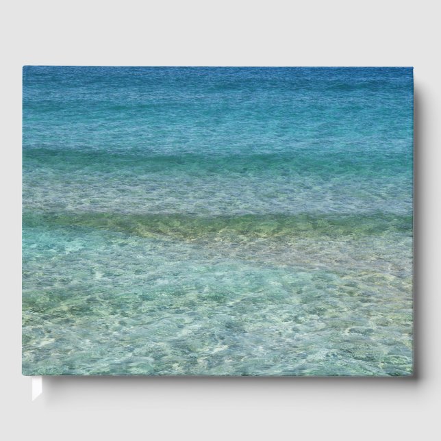 Beautiful Sandy Beach Guest Book (Front)