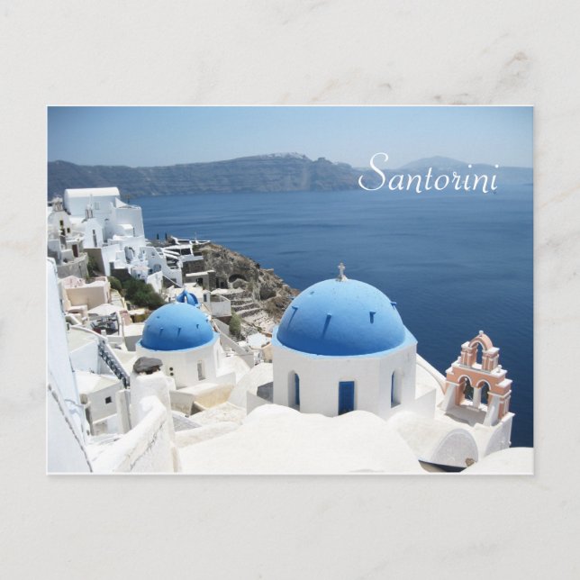 Beautiful Santorini  Greece Postcard (Front)