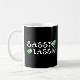 Beautiful Sassy Lassie St Patrick's Day Funny For Coffee Mug