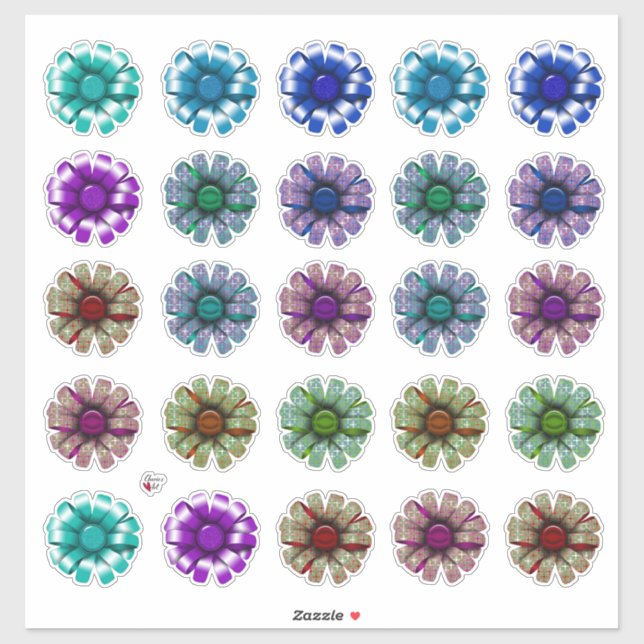 Beautiful Satin Bows Holiday Style  (Sheet)