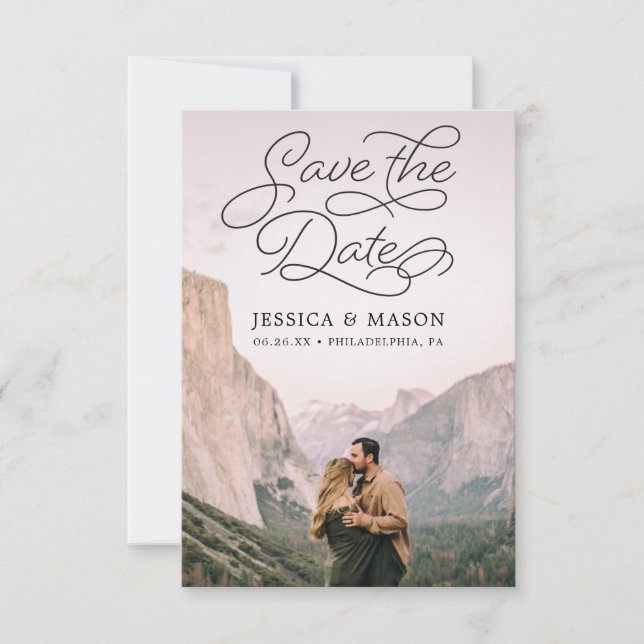 Beautiful Save the Date Card - Save The Dates (Front)