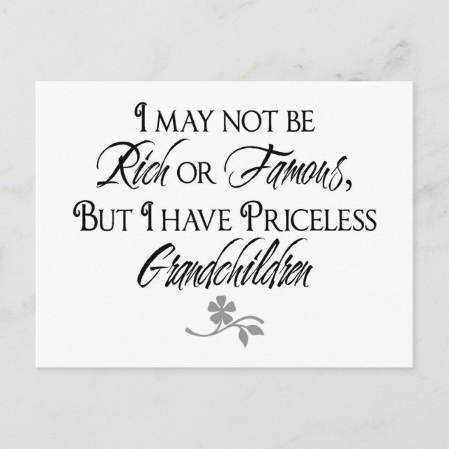Beautiful Sayings and Quotes Postcard (Front)